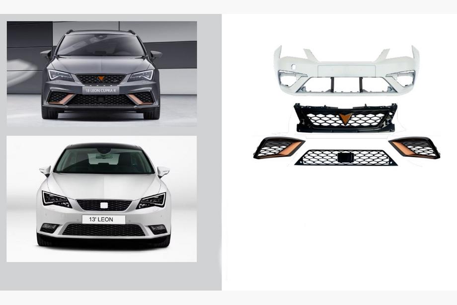 Seat Leon 2013-2020 Zestaw Facelift 2017+ Cupra R (Do 2013-2017) Image