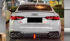 Audi A5 2016-2025 Dyfuzor Tylnego Zderzaka V3 (do S-Line 2021-2025, Carbon) zdjęcia 1