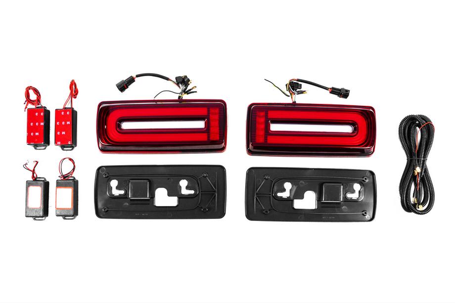 Mercedes G class W463 1990-2018 Tylne Lampy G-design V2 Image