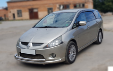 Mitsubishi Grandis 2003-2011 Przedni Pałąk Ochronny ST014 (Stal Nierdzewna) zdjęcia 2