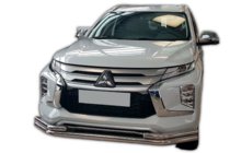 Mitsubishi Pajero Sport 2015- Osłona przednia ST085 (2020+, stal nierdzewna) zdjęcia 2