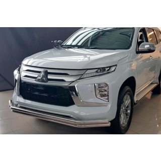 Przedni Pałąk F3-60 (2020+, Stal Nierdzewna) Mitsubishi Pajero Sport 2015- zdjęcia 2