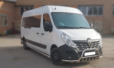 Renault Master 2011-2023 Orurowanie przednie WT003-Exlusive (stal nierdzewna) zdjęcia 1