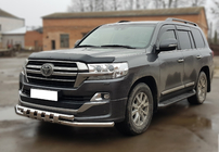 Toyota Land Cruiser 200 2007-2021 Przedni pałąk ST015 (2015+, stal nierdzewna) zdjęcia 3