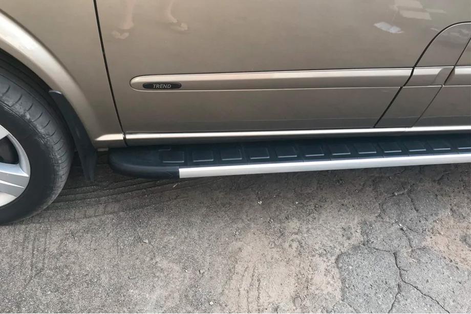Mercedes Viano 2004-2014 Progi Boczné Duru (2 szt., Aluminium) Długa Baza Zdjęcia 4