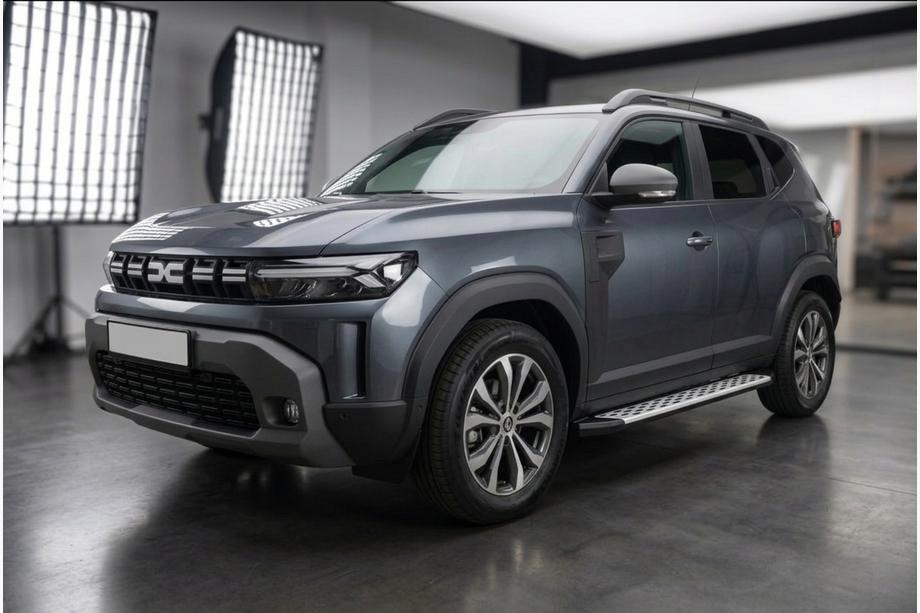 Dacia Duster 2024- Progi Boczné Shining V1 (2 szt., Aluminium) Zdjęcia 1