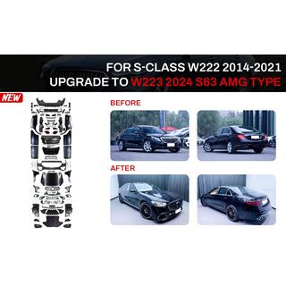 Zestaw restylingowy do W223 S63 AMG (z klamkami i wstawkami) Mercedes S-сlass W222 2013-2022