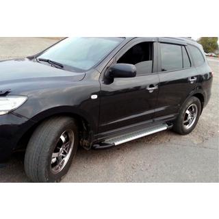Progi Boczne Line (2 szt., Aluminium) Hyundai Santa Fe 2 2006-2012 zdjęcia 1