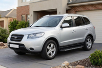 Hyundai Santa Fe 2 2006-2012 Progi Boczné Duru (2 szt., Aluminium) zdjęcia 1