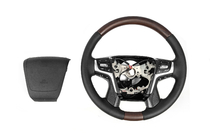 Toyota Land Cruiser 200 2007-2021 Kierownica podgrzewana (ciemne drewno) zdjęcia 6