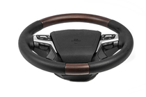 Toyota Land Cruiser 200 2007-2021 Kierownica podgrzewana (ciemne drewno) zdjęcia 4