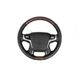 Kierownica podgrzewana (ciemne drewno) Toyota Land Cruiser Prado 150 2009-2023 zdjęcia 1
