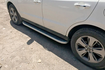 Hyundai Santa Fe 2 2006-2012 Progi Boczne Tayga Grey (2 szt., Aluminium) zdjęcia 6