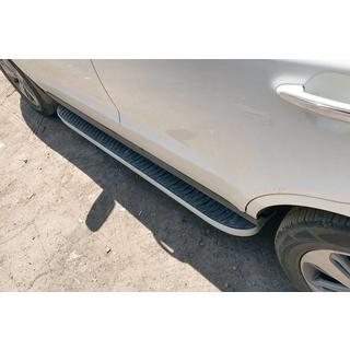 Progi Boczne Tayga Grey (2 szt., Aluminium) Hyundai Santa Fe 2 2006-2012 zdjęcia 4