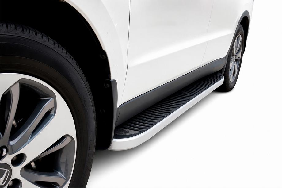 Hyundai Santa Fe 2 2006-2012 Progi Boczne Tayga Grey (2 szt., Aluminium) Image