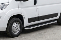 Citroen Jumper 2007-2025 Progi Boczne Tayga Grey (2 szt., Aluminium) zdjęcia 1