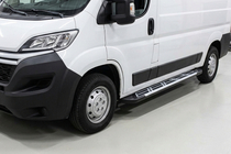Fiat Ducato 2006-2025 Progi Boczné Sunrise (2 szt., Aluminium) zdjęcia 1