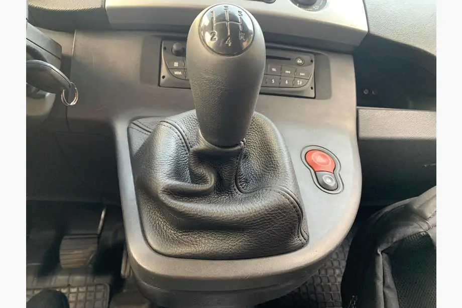 Renault Kangoo 2008–2020 Mieszek Zmiany Biegów Skórzany Czarny Image