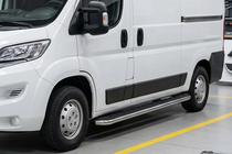 Peugeot Boxer 2006-2025 Progi Boczne Maydos V1 (2 szt., Aluminium i Stal Nierdzewna) zdjęcia 1