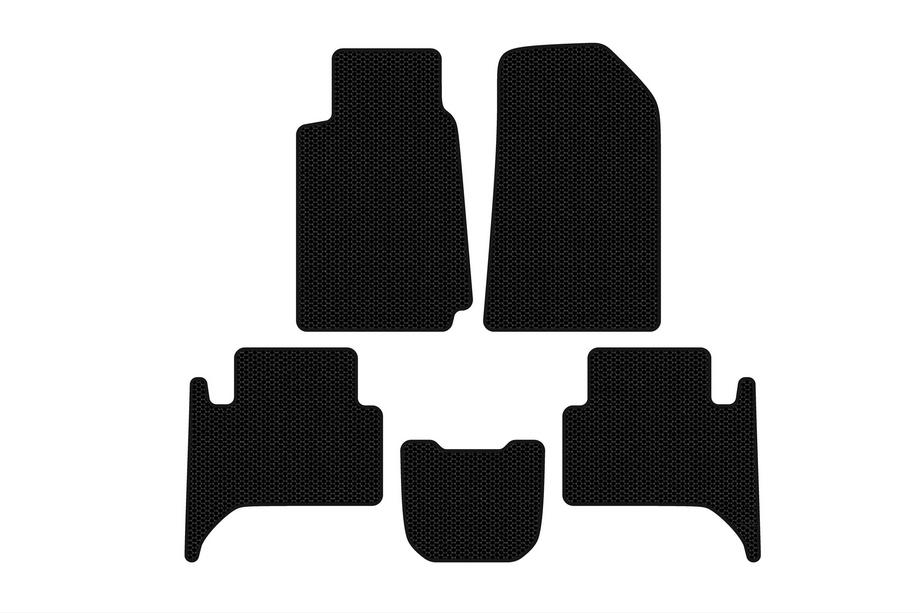 Chevrolet Trailblazer 2012-2019 Gumowe dywaniki Carsuit (2 rzędy, czarne) Image