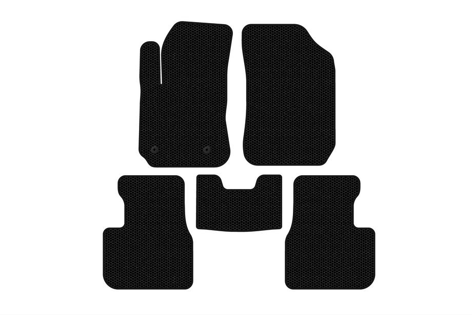Citroen Cactus 2014-2020 Gumowe Dywaniki Carsuit (Czarne) Image