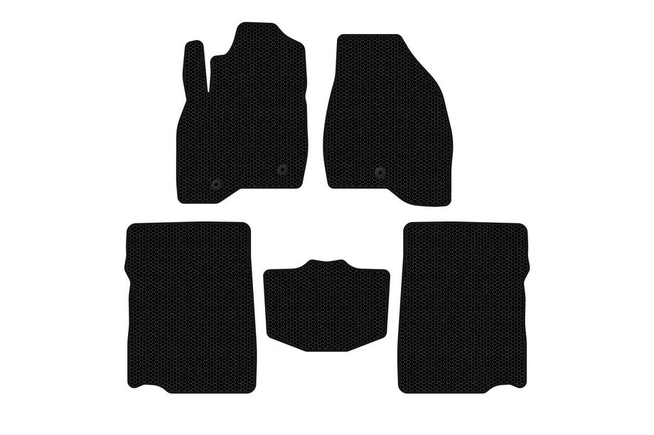 Ford Explorer 2011-2019 Dywaniki gumowe Carsuit (2017-2019, 2 rząd, 7-osobowy, czarne) Image