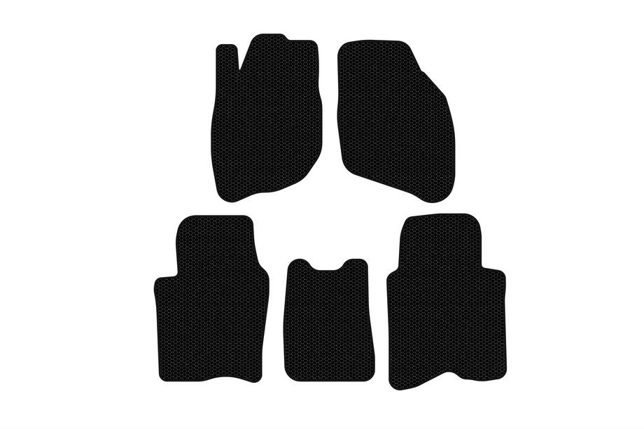 Honda City 2002-2008 Gumowe dywaniki Carsuit (SD, czarne) Image