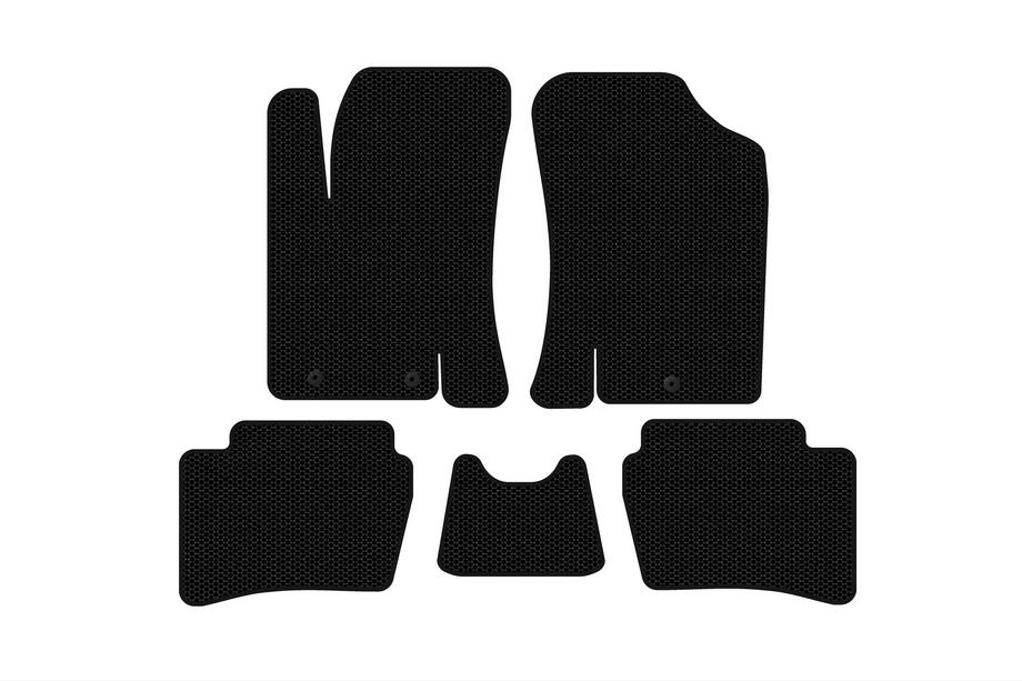 Hyundai I-20 2008-2012 Gumowe Dywaniki Carsuit (HB, czarne) Image