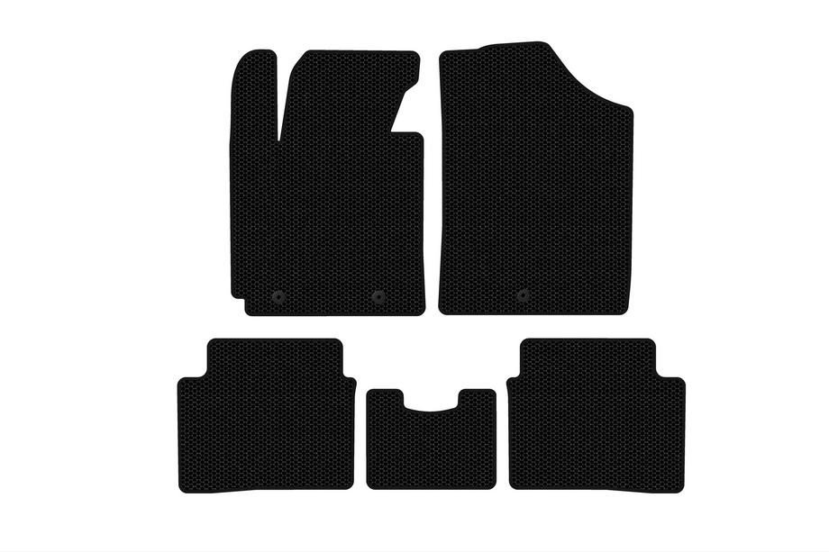 Hyundai Veloster 2011-2017 Gumowe Dywaniki Carsuit (Czarne) Image