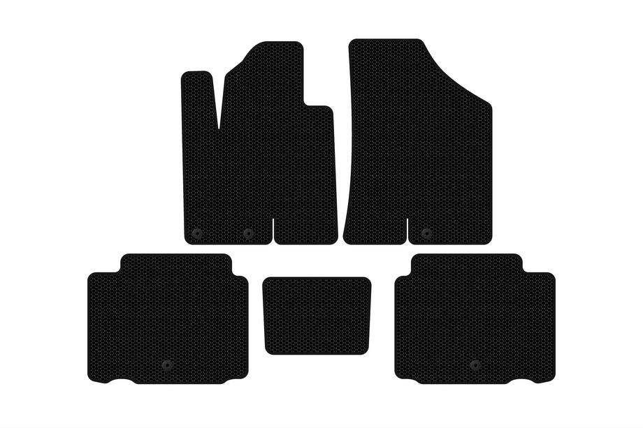 Hyundai IX55 2007-2012 Gumowe Dywaniki Carsuit (Czarne) Image