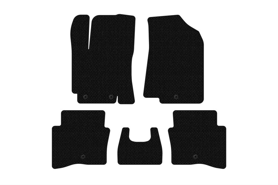 Kia Rio 2012-2017 Gumowe dywaniki Carsuit (SD, czarne) Image