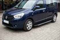 Renault Dokker 2013-2022 Progi Boczné Duru (2 szt., Aluminium) zdjęcia 1
