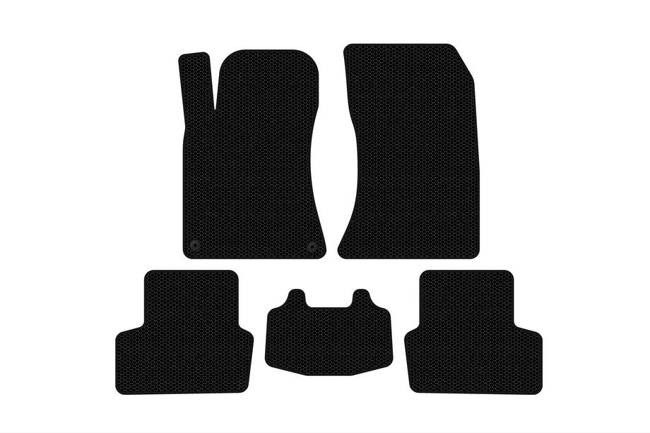 Mercedes CLA C117 2013-2019 Gumowe dywaniki Carsuit (SD, czarne) Zdjęcia 1