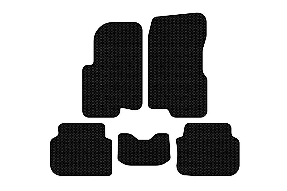 Smart 1998-2007 Gumowe Dywaniki Carsuit (2003-2007, Forfour, Czarne) Zdjęcia 1