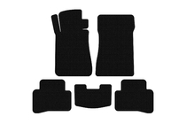 Mercedes C-class W202 1993-2001 Gumowe dywaniki Carsuit (SD, czarne) zdjęcia 1