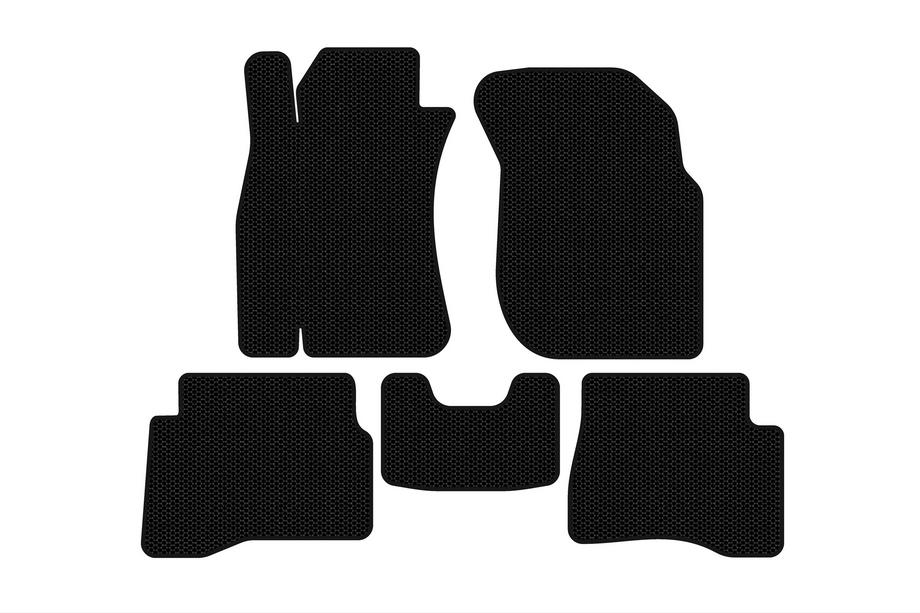 Nissan Almera N16 2000-2006 Gumowe dywaniki Carsuit (SD, czarne) Image