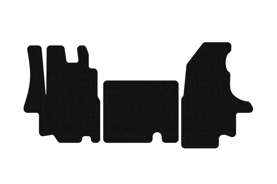 Opel Movano 2004-2010 Gumowe Dywaniki Carsuit (Czarne) Zdjęcia 1
