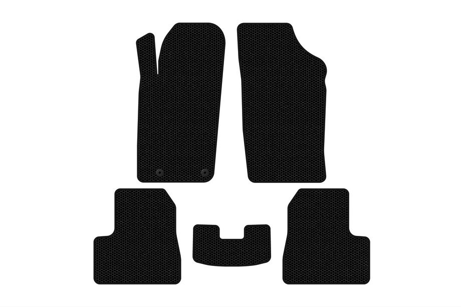 Peugeot 206 1998-2024 Gumowe Dywaniki Carsuit (2009-2013, Czarne) Image