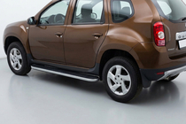 Dacia Duster 2008-2018 Progi Boczné Tayga (2 szt., Aluminium) zdjęcia 1