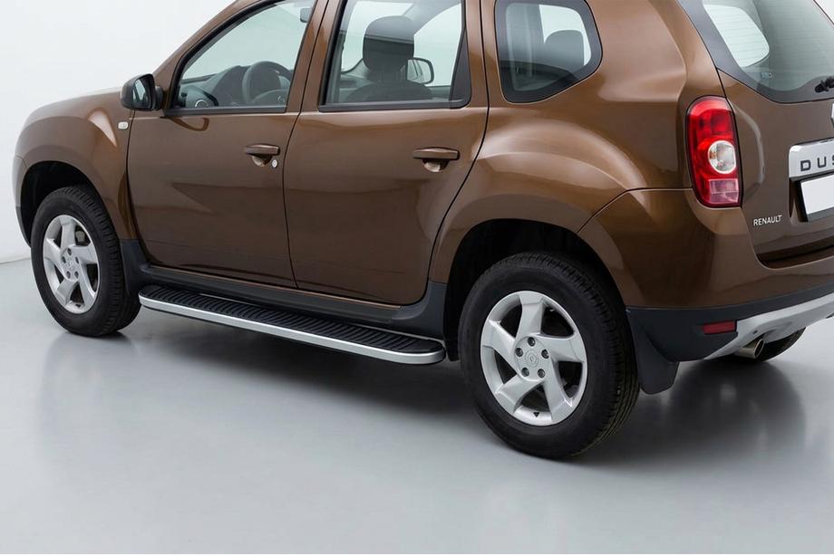 Dacia Duster 2008-2018 Progi Boczné Tayga (2 szt., Aluminium) Image