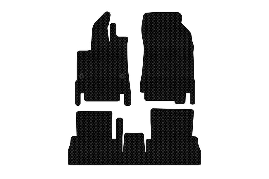 Peugeot Partner/Rifter 2019- Dywaniki gumowe Carsuit (7-osobowy/Długa baza, czarne) Image
