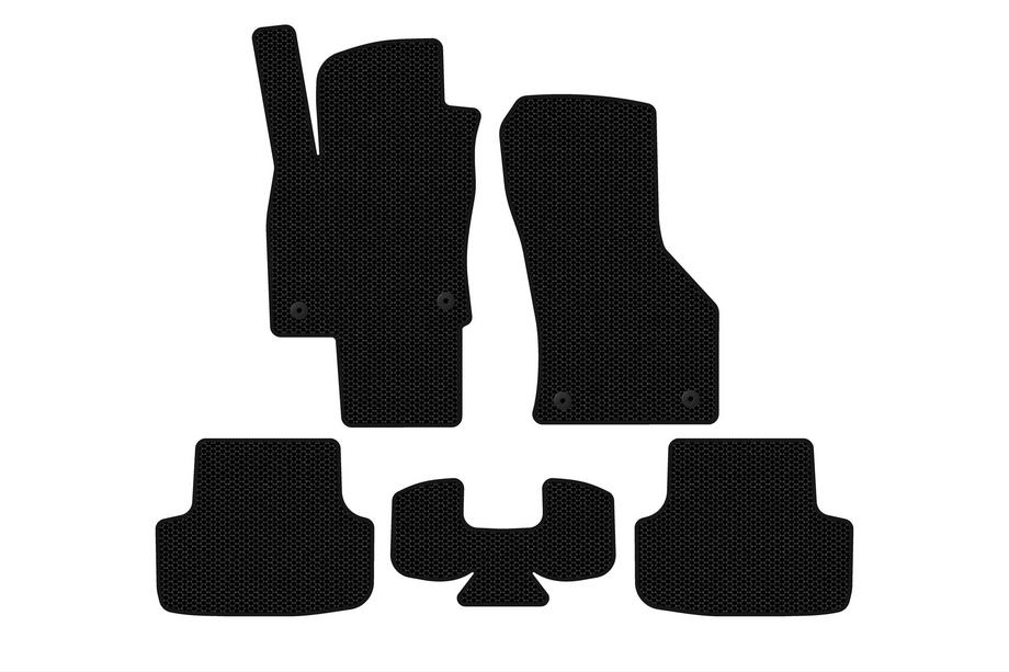 Seat Leon 2013-2020 Gumowe Dywaniki Carsuit (Czarne) Image