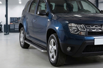 Renault Duster 2008–2017 Progi Boczne Maydos V1 (2 szt., Aluminium i Stal Nierdzewna) zdjęcia 1