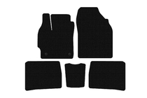 Toyota Prius 2009-2015 Gumowe dywaniki Carsuit (LB, czarne) zdjęcia 1