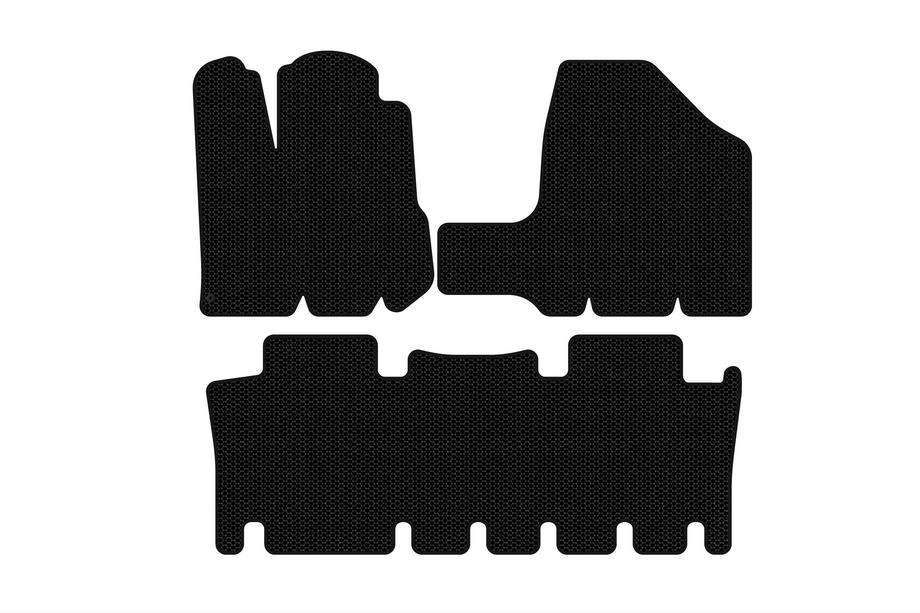 Toyota Sienna 2003-2009 Gumowe dywaniki Carsuit (2 rzędy, czarne) Zdjęcia 1