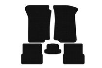 Volkswagen Golf 2 1983-1992 Gumowe Dywaniki Carsuit (Czarne) zdjęcia 1