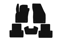 Volvo V50 2004-2012 Dywaniki gumowe Carsuit (2007-2012, SW, czarne) zdjęcia 1
