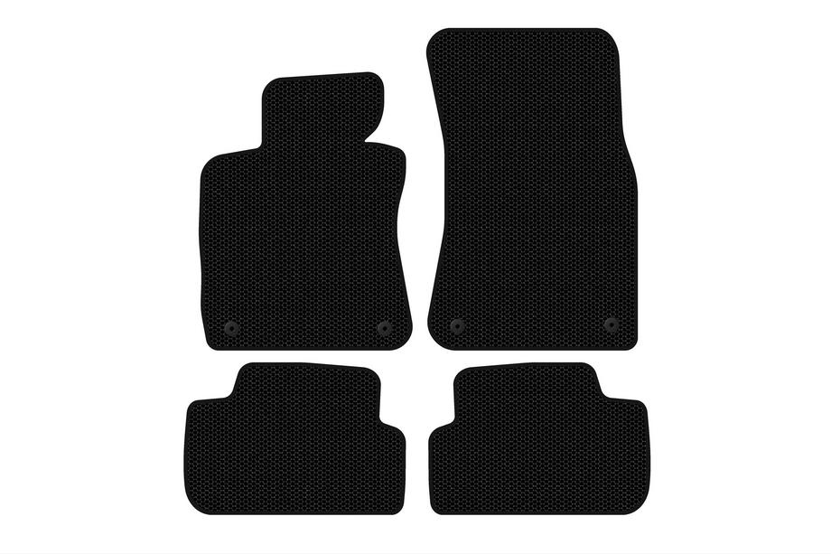 BMW 6 Series E63/E64 2003-2010 Gumowe Dywaniki Carsuit (Czarne) Image