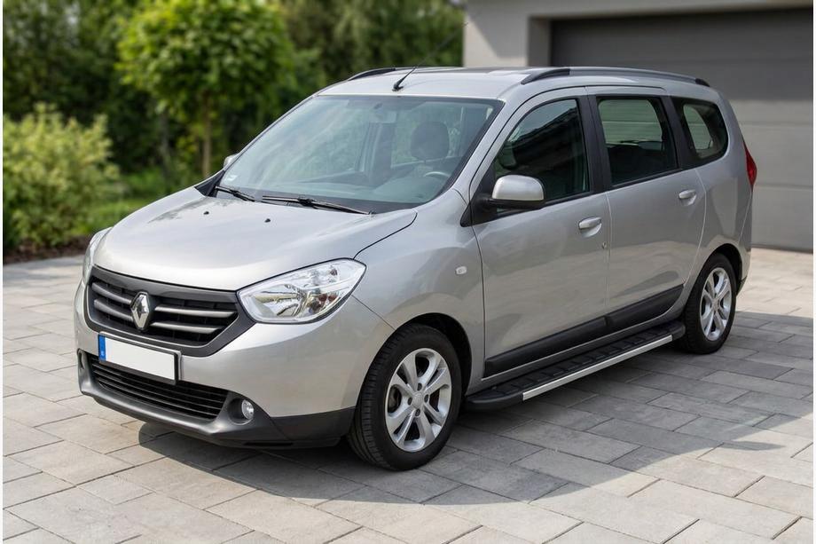 Dacia Lodgy 2012-2022 Progi Boczné Duru (2 szt., Aluminium) Image