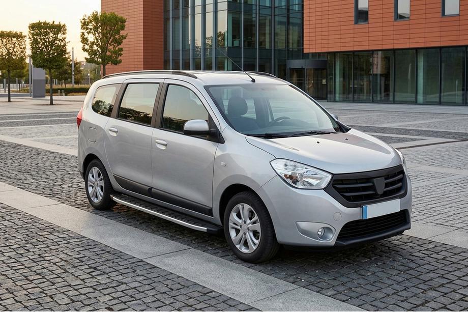 Dacia Lodgy 2012-2022 Progi Boczné Fullmond (2 szt, aluminium) Image
